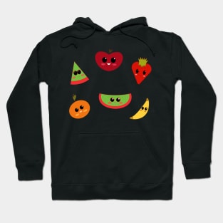 Adorable smiling fruits Hoodie